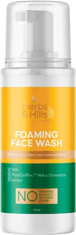 Herbs & Hills Foaming Face Wash, Feature : Enhance Skin, Dust Removing