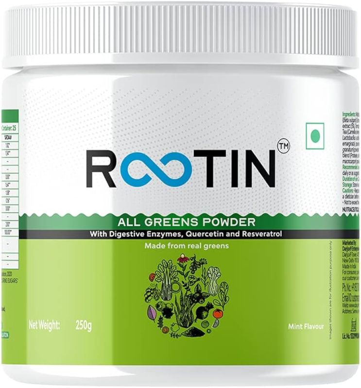 Rootin All Greens Powder, Packaging Type : Plastic Jar