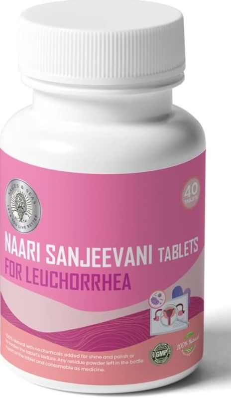 Sages & Seas Naari Sanjeevani Tablets, for Leucorrhoea, Packaging Type : Plastic Bottle