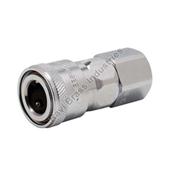 Stainless Steel Threaded Polished A380 Aro Coupler, for Jointing, Feature : Light Weight, Fine Finished