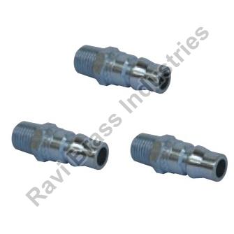 Stainless Steel A3807 Male Connector, for Industrial, Color : Silver