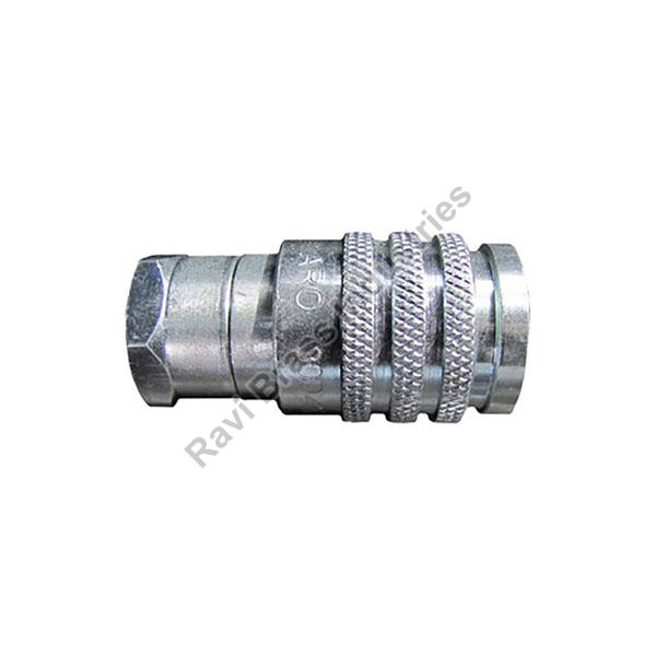 Silver Stainless Steel Polished A400 Aro Coupler, for Jointing, Feature : Light Weight, Fine Finished