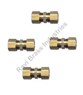 Golden Brass Union Coupling Polytube, Feature : Fine Finished, Rust Proof
