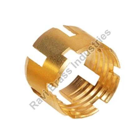 Round Brass Air Brake Hose Sleeve, for Airbrake Fittings, Color : Golden