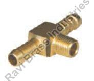 Golden Brass Male Branch Tee, For Pipe Fittings, Feature : Durable, Casting Approved