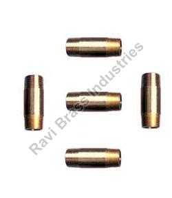 Golden Brass Long Nipple, Feature : Fine Finished, Light Weight, Rust Proof