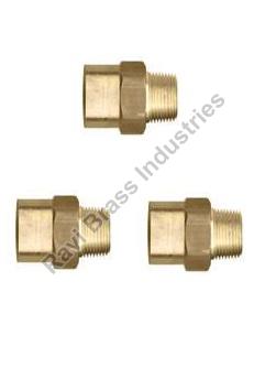 Golden Polished Brass Male Pipe Connector, Feature : Superior Finish