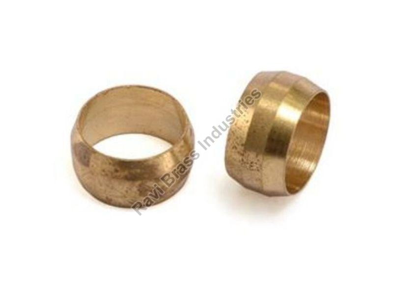 Polished Brass Metric Compression Sleeve, for Used In Plumbing, Copper Tube Fittings, Feature : Light Weight
