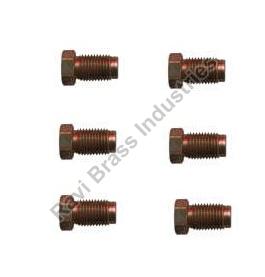 Polished British Standard Brass Nut, for Flare Fittings, Packaging Type : Plastic Packet