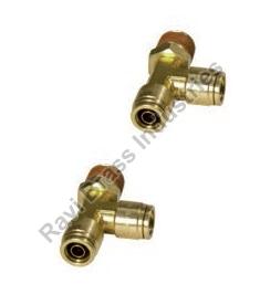 Golden Imperial Brass Male Run Tee, for Airbarke Fittings, Feature : Easy Maintenance., Blow-Out-Proof