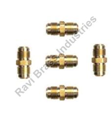 Golden Polished Brass Union Tube Fitting, Feature : Fine Finishing