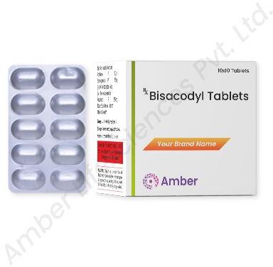 Bisacodyl Tablet, Packaging Size : 10x10