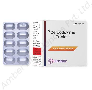 Amber Lifesciences Cefpodoxime Tablet, Packaging Type : Box