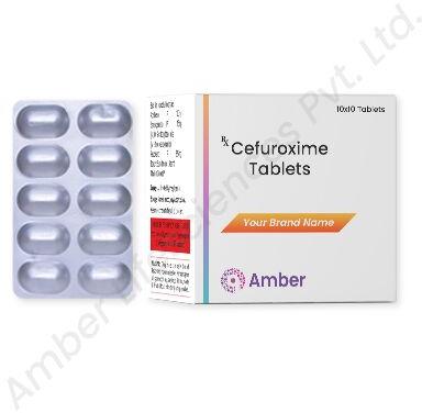 Amber Lifesciences Cefuroxime tablets, Certification : ISO-9001: 2008 Certified