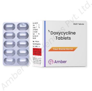 Amber Lifesciences Doxycycline tablet, Packaging Type : Box