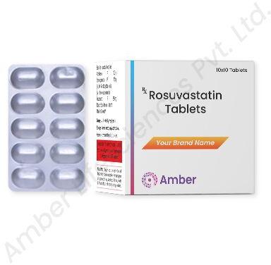 Amber Lifesciences Rosuvastatin Tablets, Certification : ISO-9001: 2008 Certified