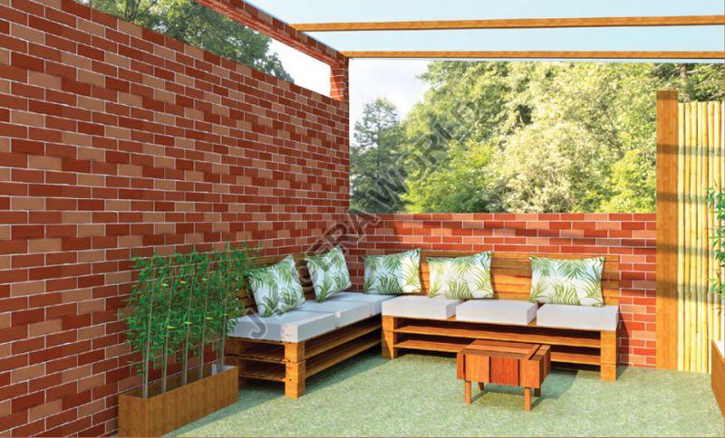 Arch Austral Red Outdoor Elevation Tiles