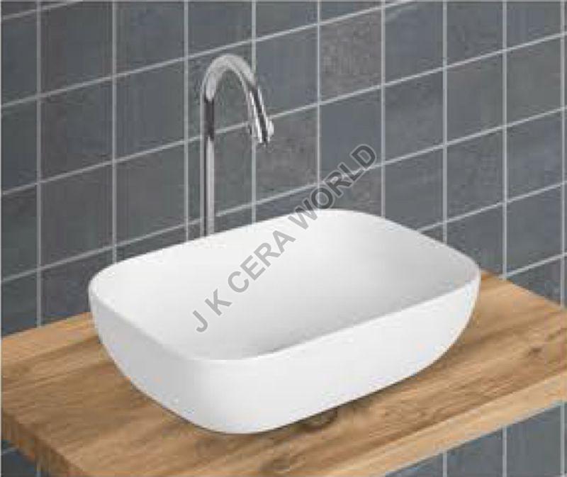 Ceramic White Table Top Wash Basin, for Home, Hotel, Office, Restaurant, Style : Modern