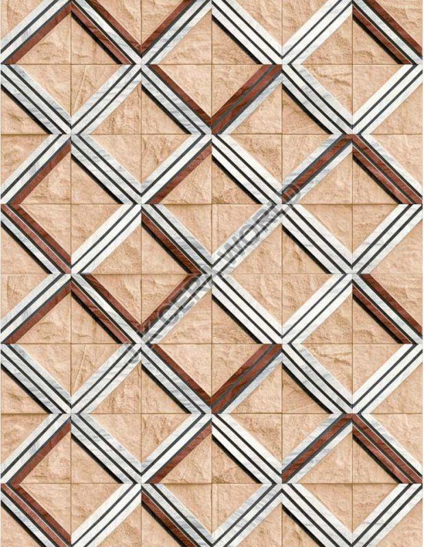 Rectangle Crysto Beige Outdoor Elevation Tiles, for Exterior, Size : 300x450 mm