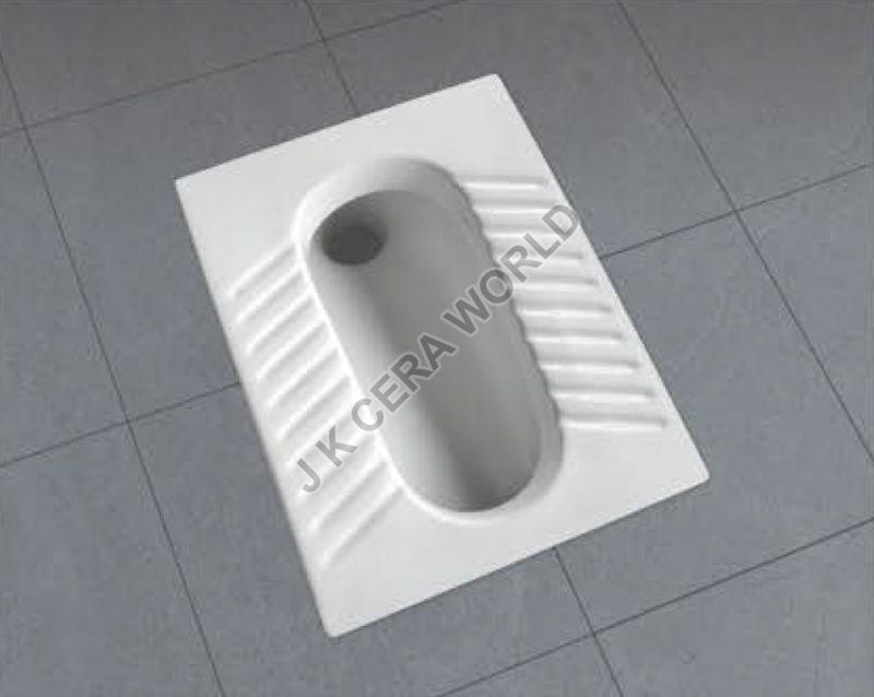 White Heavy Ceramic Orissa Pan, for Toilet Use, Feature : Fine Finishing
