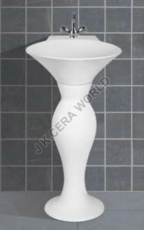 White Dolphin Wash Basin Set