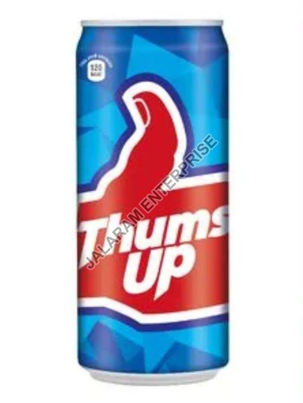 Black 300ml Thums Up Soft Drink Can