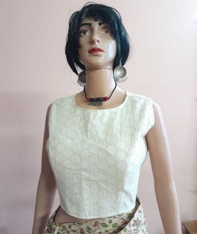 Cotton Hakoba Blouses