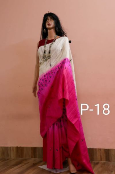 Tussar Silk Ghicha Sarees