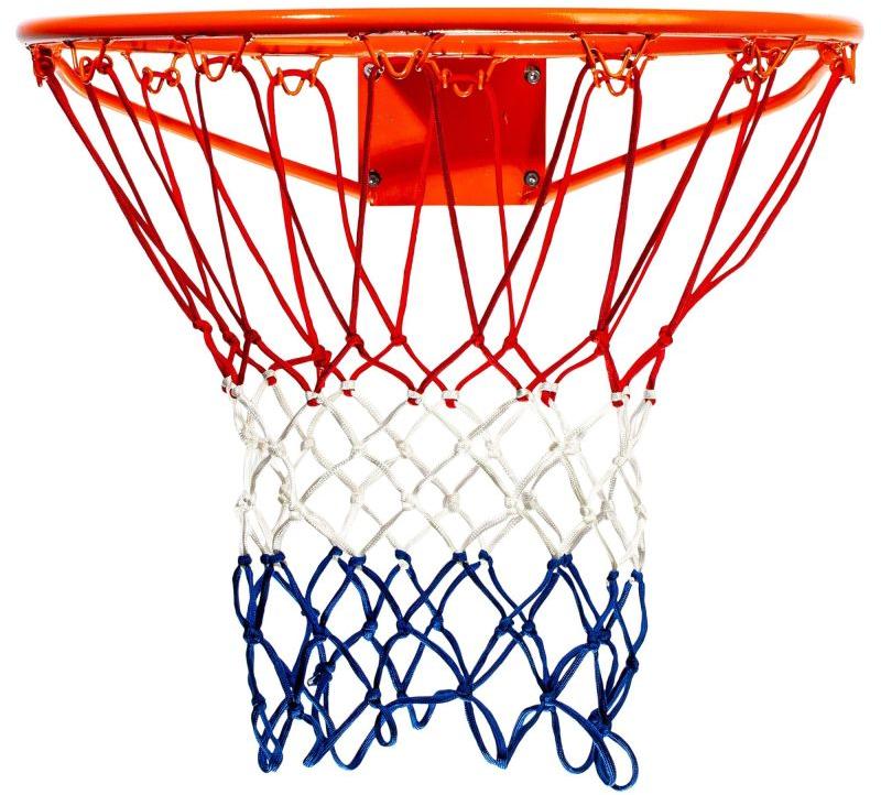 Red Plain Nylon Basketball Net