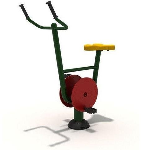 Manual Paint Coated Mild Steel Outdoor Gym Cycle