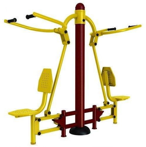Yellow Outdoor Gym Shoulder Press