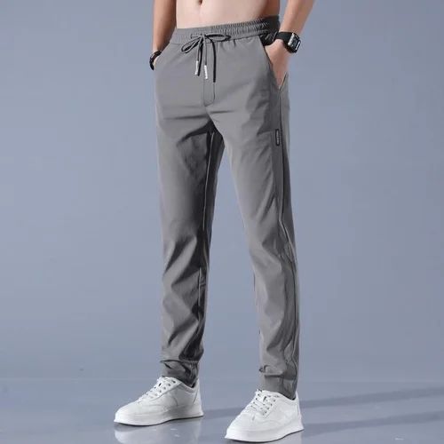 Plain Mens Lycra Pant, Technics : Machine Made