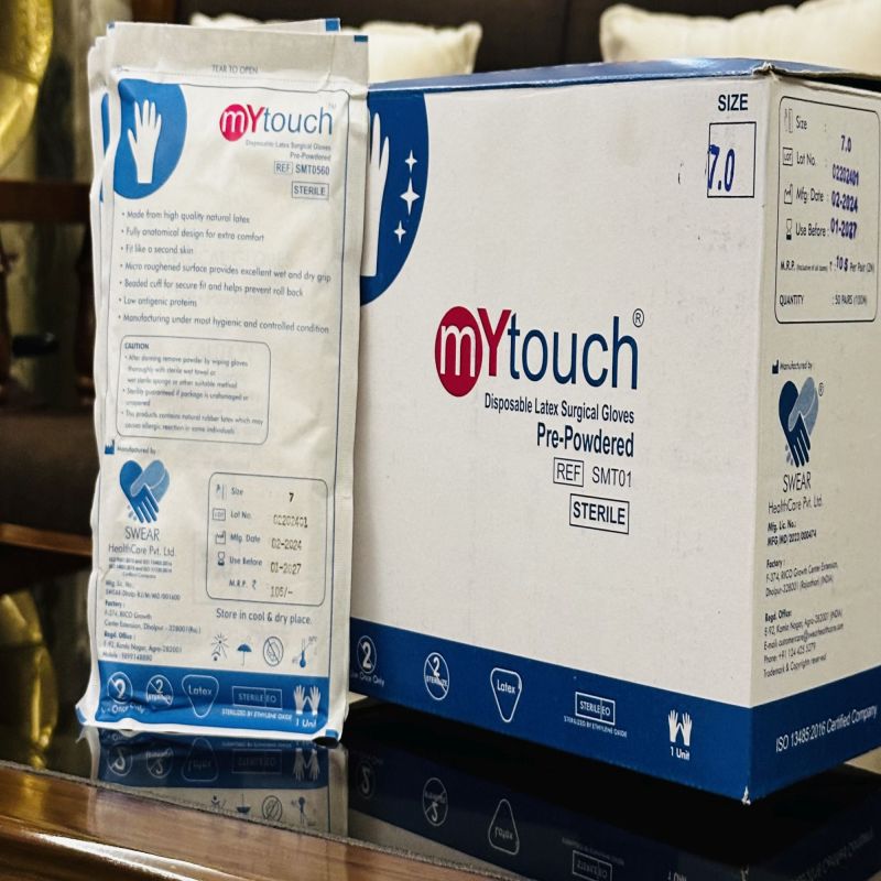 latex surgical gloves