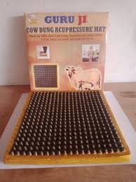 Black Rectangular Cow Dung Acupressure Mats, Size : 8x5feet, 14x8feet