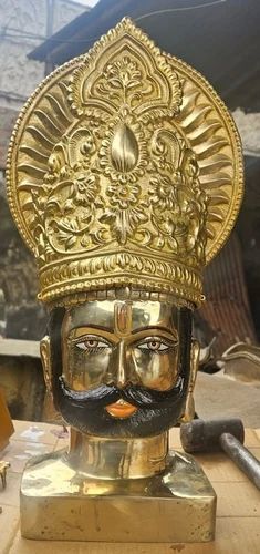 20 Inch Brass Khatu Shyam Ji Statue