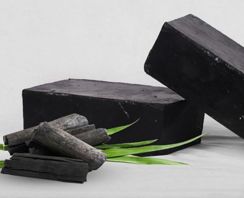 Divyam Aloe Vera Charcoal Soap, for Bathing, Packaging Type : Paper Cover