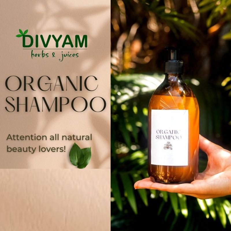 Divyam Sulfate-Free Organic Shampoo, Packaging Size : 250ml