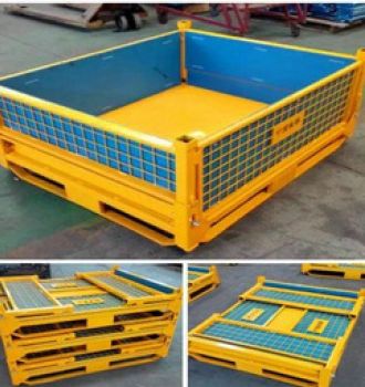 Color Coated Collapsible Foldable Pallet, for Industrial Use, Specialities : Hard Structer, Fine Finishing