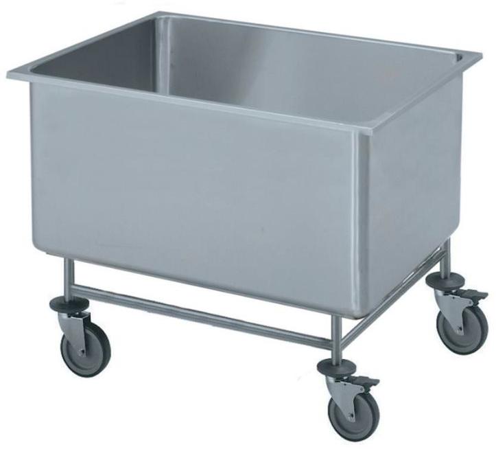 Rectangular Stainless Steel Soaking Sink Trolley, Feature : Anti Corrosive, Durable, High Quality