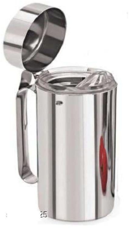 Silver Stainless Steel Oil Can Dispenser