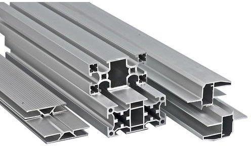 Aluminium Extrusion Section, Color : Silver