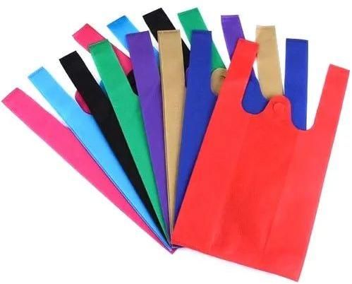 Plain W Cut Non Woven Bag