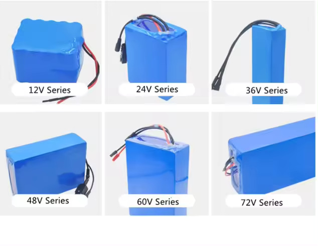 Lithium Ion Battery Pack 12v 24v 36v 48v 60v 72v 10ah 20ah 3