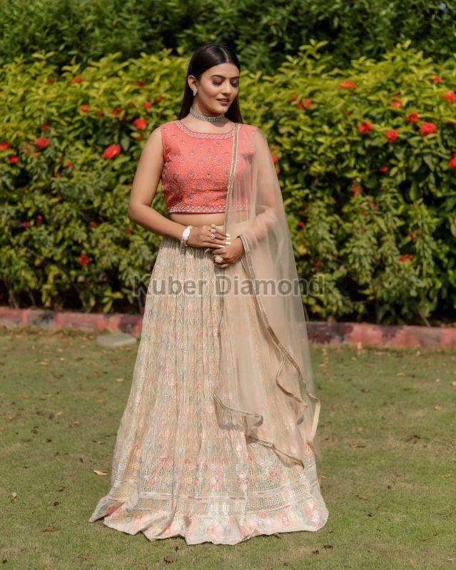 Ladies Full Stitched Lehenga Choli With Dupatta