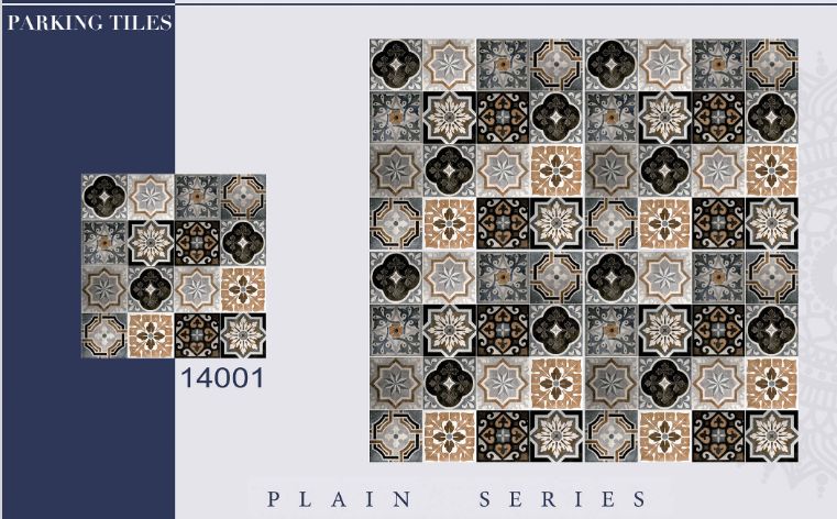 Non Polished Creamic Plain Tiles, Size : 40x40 cm