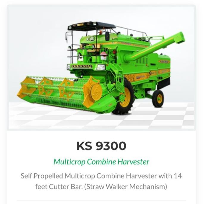 K s 9300 deluxe crop master, for harvesting, Color : Green / Yellow