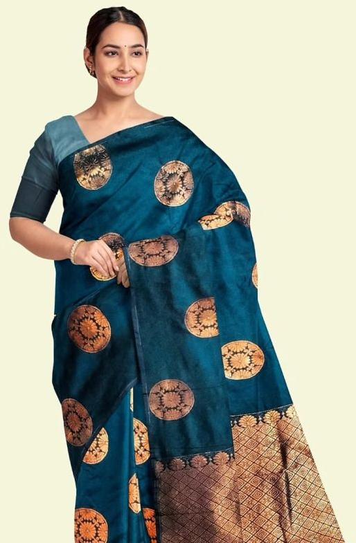 Printed Unstitched Polyester 500g soft silk saree, Occasion : Bridal Wear, Casual Wear, Festival Wear