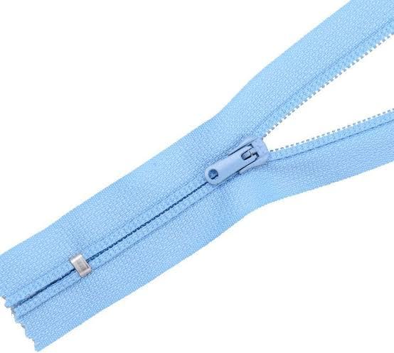 Plain L-shaped zipper for Garments, Cushions, Bag