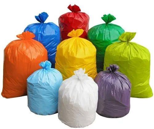 Multicolor Plain Biodegradable Garbage Bags