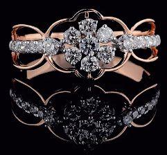 Rose Gold HI/ VS-SI AUA4035 Ladies Diamond Ring, Packaging Type : Velvet Box, Purity : 14 KT